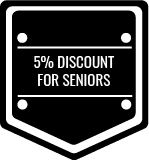 5% seniors discount